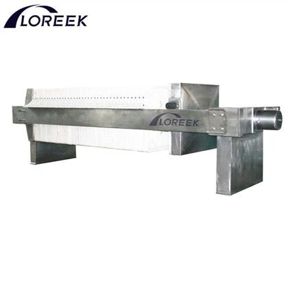 Sokerin jalostus filter press